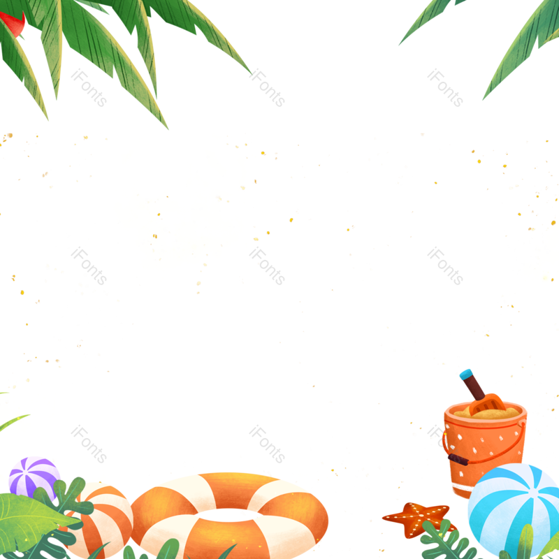 装饰图片,海边元素,绿色元素PNG,绿色素材免抠素材